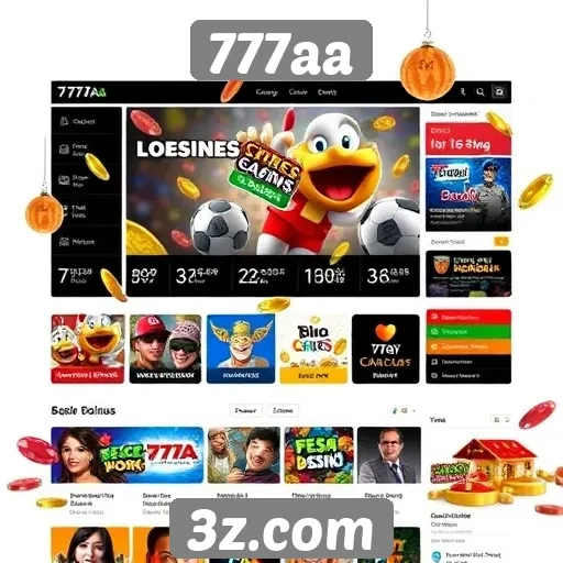 Novas funcionalidades implementadas no site 777aa