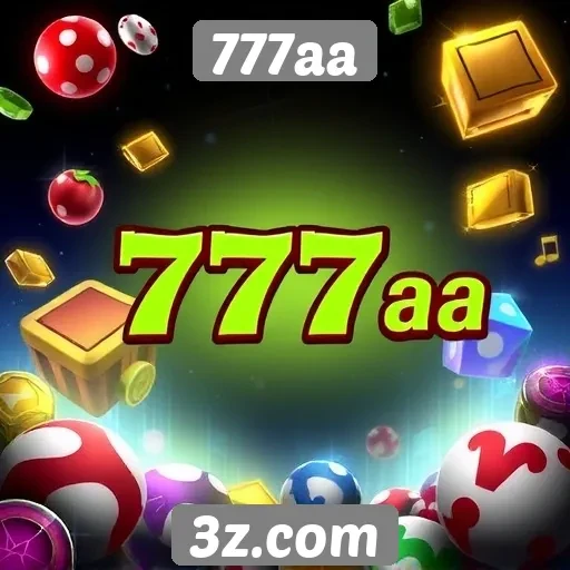 Variedade de jogos disponíveis no 777aa